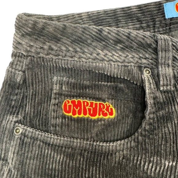 Empyre Black Corduroy Pants Men’s 30 Relax Baggy Skateboard Street Wear - Picture 8 of 11